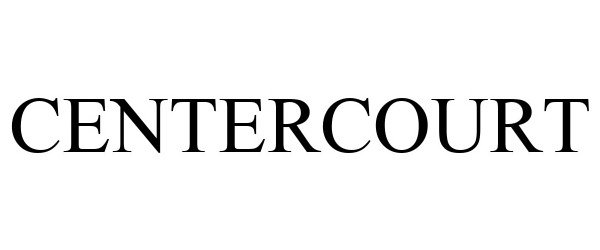 Trademark Logo CENTERCOURT
