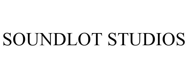 Trademark Logo SOUNDLOT STUDIOS