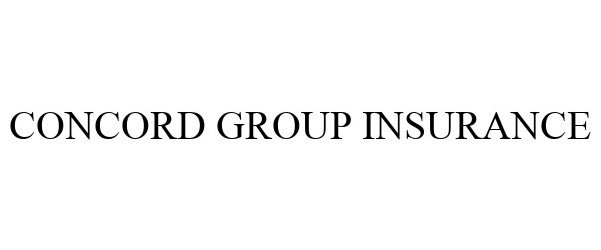 Trademark Logo CONCORD GROUP INSURANCE