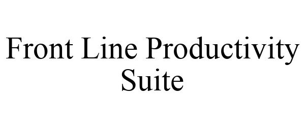  FRONT LINE PRODUCTIVITY SUITE