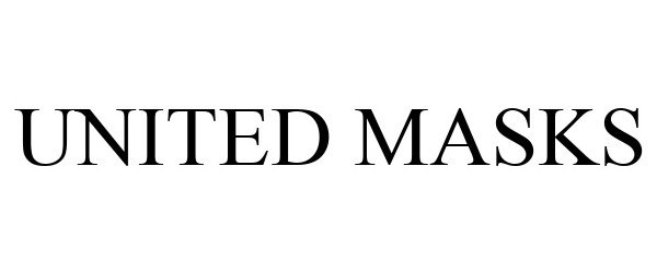 Trademark Logo UNITED MASKS