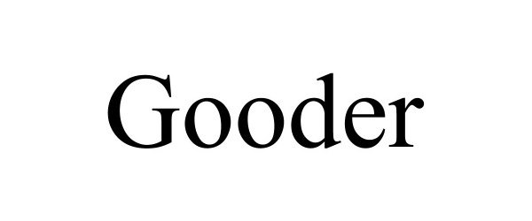 Trademark Logo GOODER