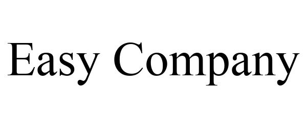 Trademark Logo EASY COMPANY
