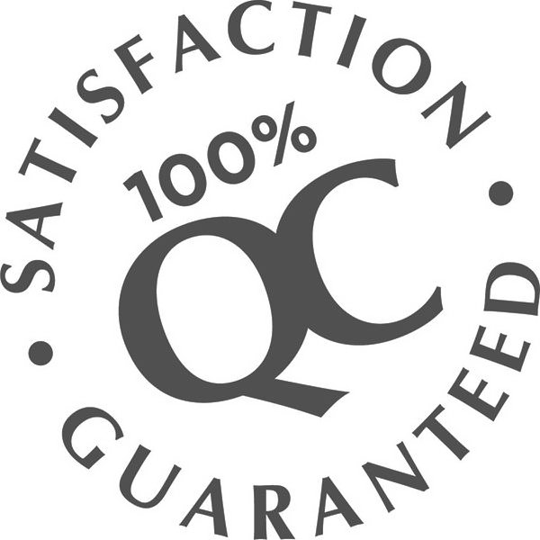  SATISFACTION GUARANTEED 100% QC