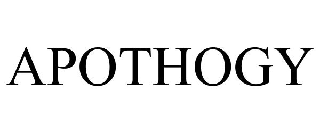 Trademark Logo APOTHOGY