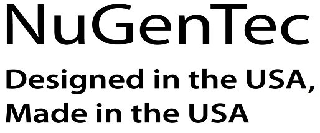 Trademark Logo NUGENTEC, DESIGNED IN THE USA, MADE IN THE USA