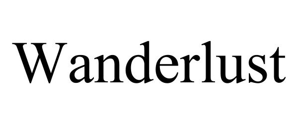 Trademark Logo WANDERLUST