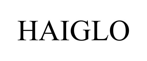 Trademark Logo HAIGLO