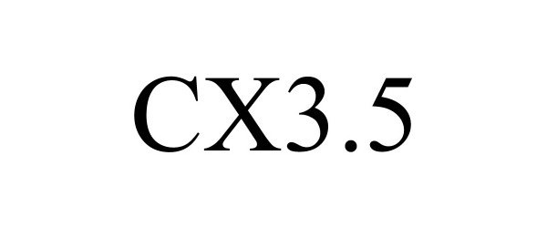 Trademark Logo CX3.5