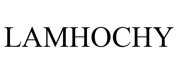 Trademark Logo LAMHOCHY