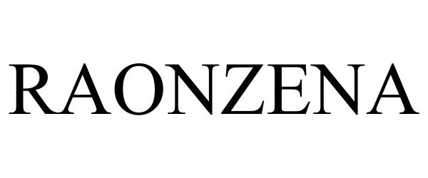 Trademark Logo RAONZENA