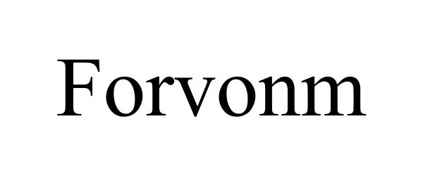 Trademark Logo FORVONM