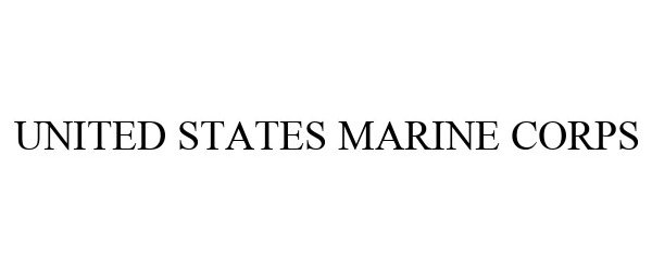 Trademark Logo UNITED STATES MARINE CORPS