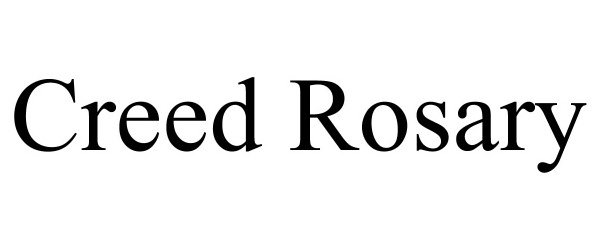  CREED ROSARY