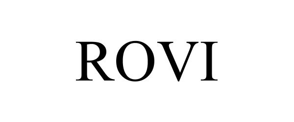 Trademark Logo ROVI