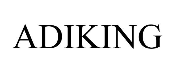 Trademark Logo ADIKING