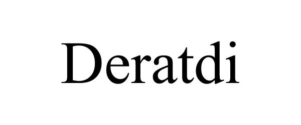 Trademark Logo DERATDI