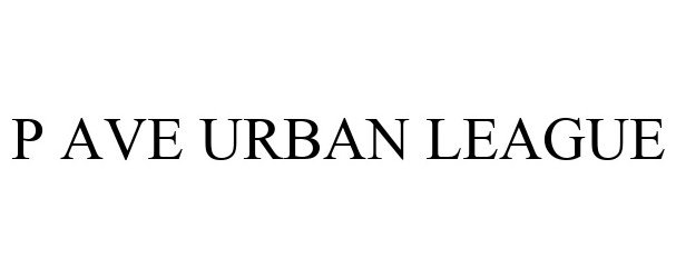  P AVE URBAN LEAGUE