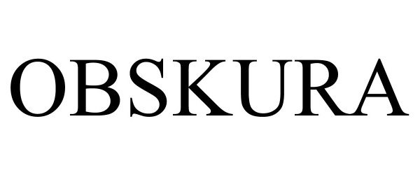 Trademark Logo OBSKURA