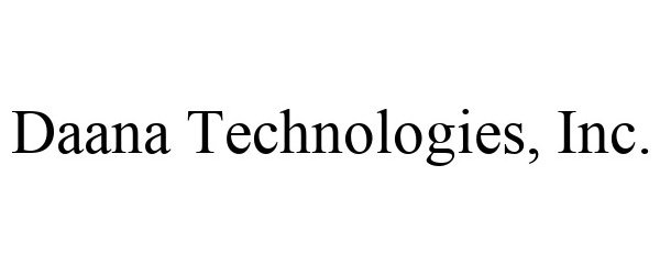  DAANA TECHNOLOGIES, INC.