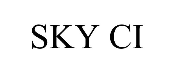 Trademark Logo SKY CI