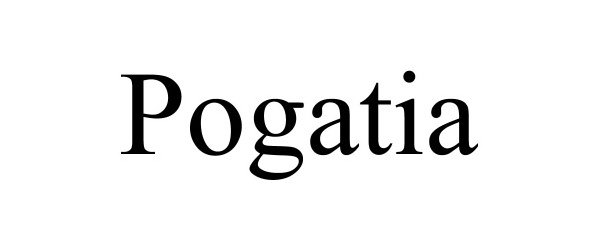 Trademark Logo POGATIA