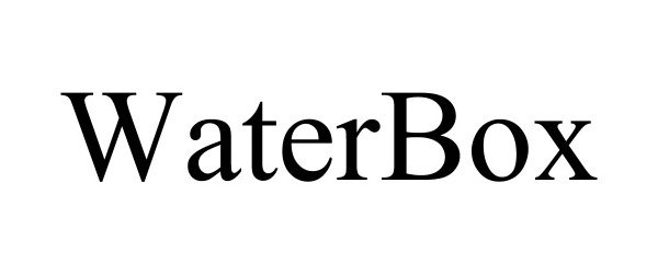 Trademark Logo WATERBOX