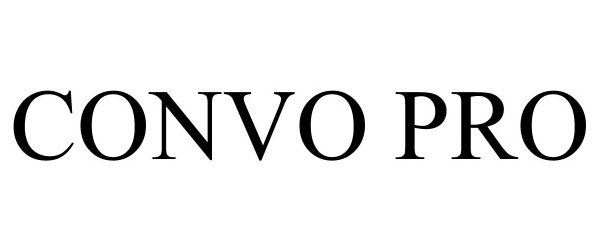 Trademark Logo CONVO PRO