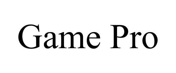 Trademark Logo GAME PRO