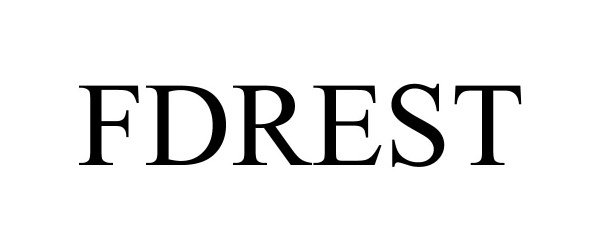 Trademark Logo FDREST