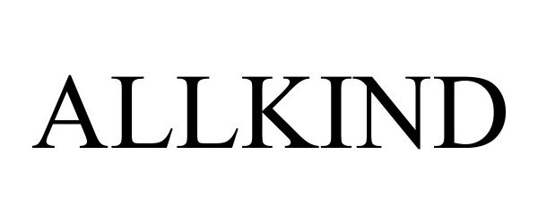 Trademark Logo ALLKIND