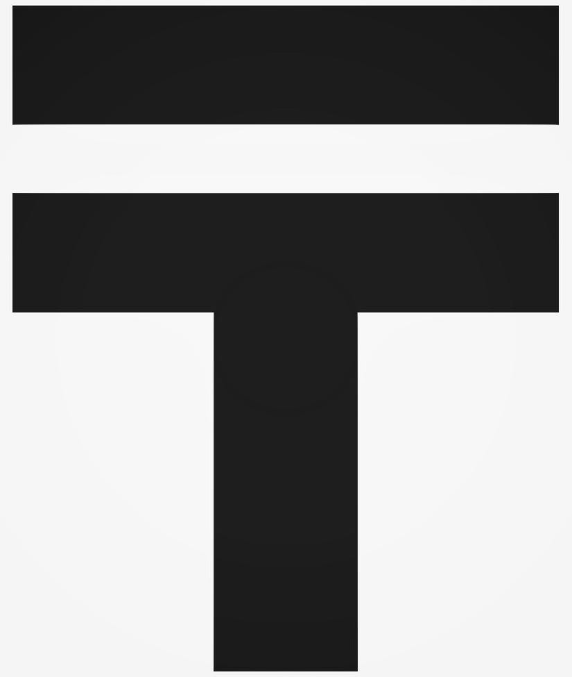  THE MARK CONSISTS OF THE LETTER T WITH A HORIZONTAL BAR OVER IT