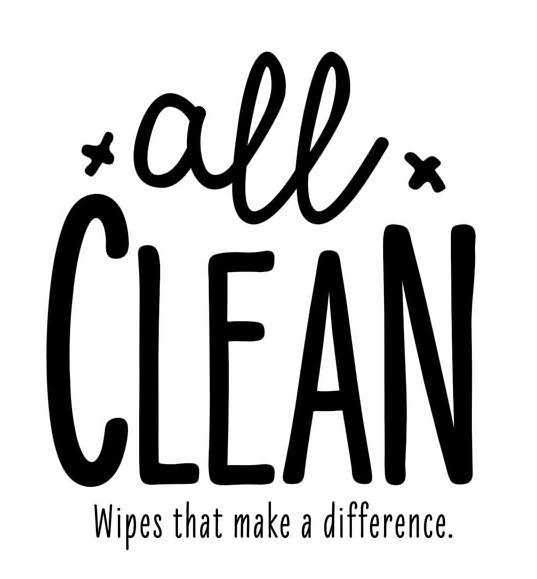  ALL CLEAN WIPES THAT MAKE A DIFFERENCE.