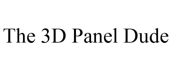  THE 3D PANEL DUDE