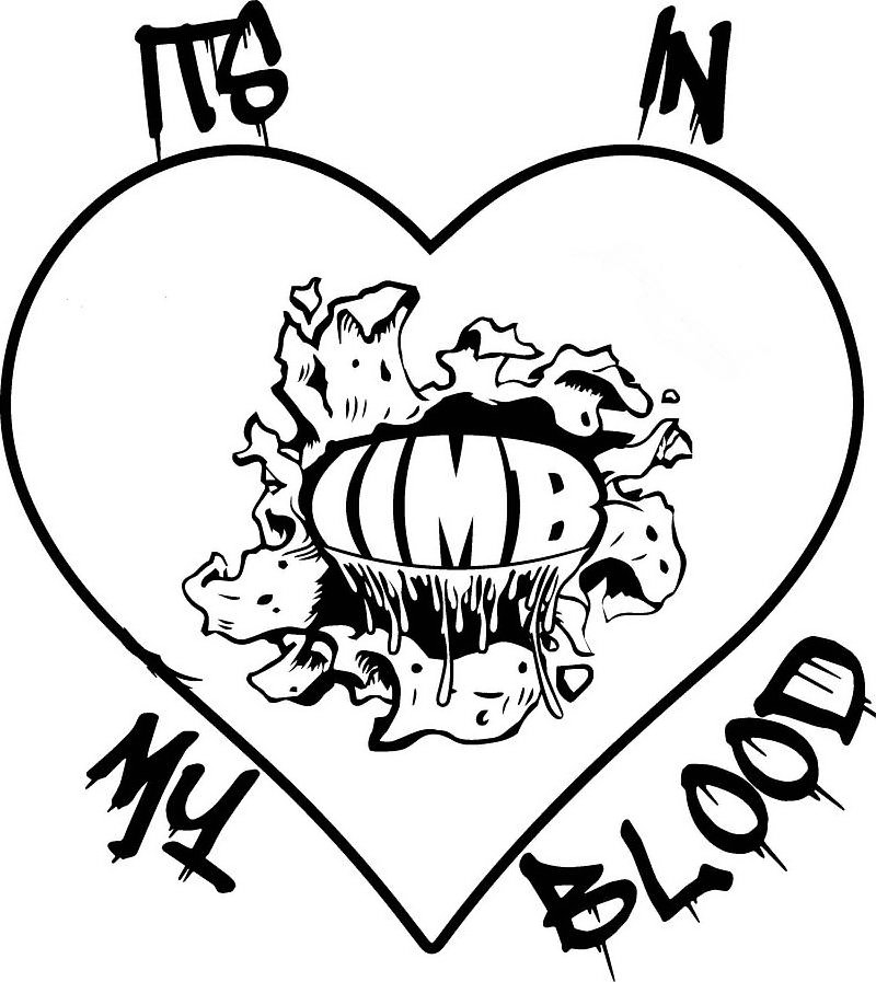 Trademark Logo IT'S IN YOUR BLOOD AND IIMB