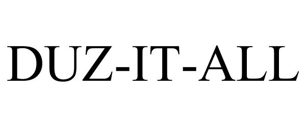 Trademark Logo DUZ-IT-ALL