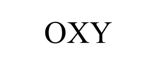 Trademark Logo OXY