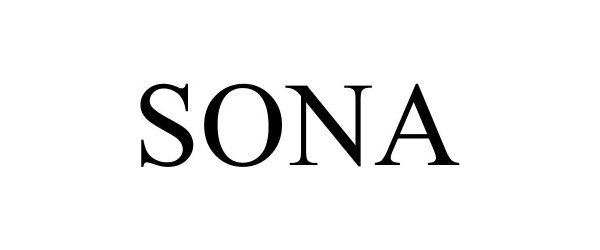 Trademark Logo SONA