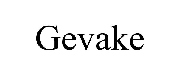  GEVAKE