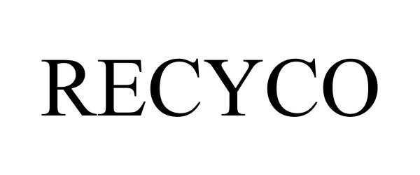 Trademark Logo RECYCO