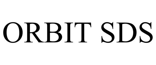 Trademark Logo ORBIT SDS