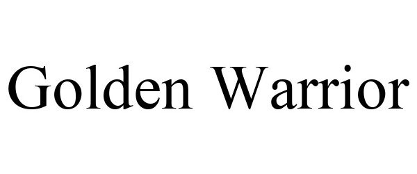 Trademark Logo GOLDEN WARRIOR