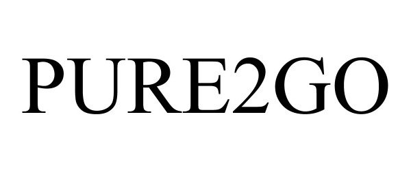 Trademark Logo PURE2GO