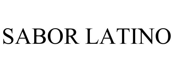 Trademark Logo SABOR LATINO