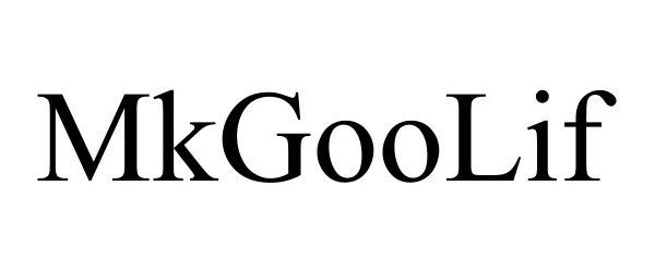 Trademark Logo MKGOOLIF