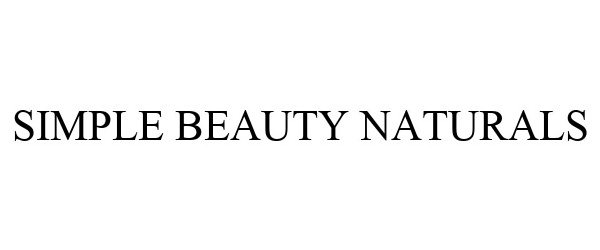  SIMPLE BEAUTY NATURALS