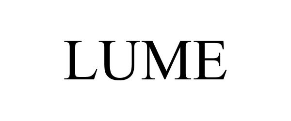 Trademark Logo LUME