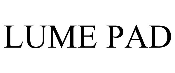 Trademark Logo LUME PAD