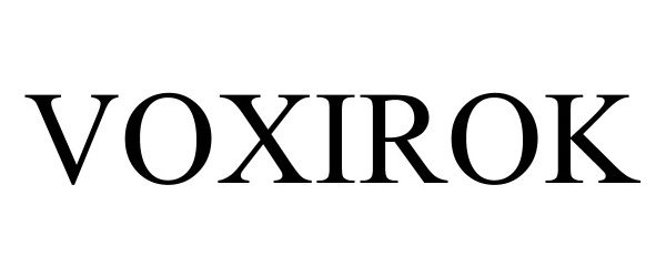 Trademark Logo VOXIROK