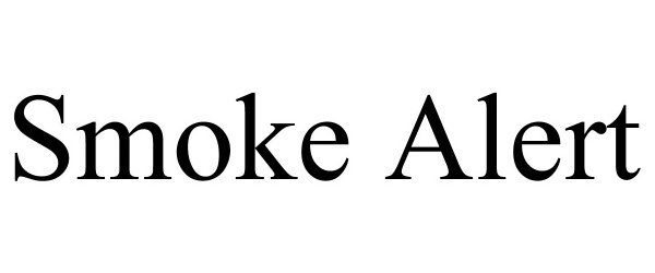 Trademark Logo SMOKE ALERT